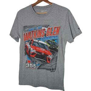 Watkins Glen International 2017 T Shirt Small Gray Fanatic Racing I Love NY 355